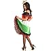 Disiao Sassy Mexican Style Costume Dress for Women Halloween Party