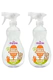 Toy & High Chair Cleaner, Fragrance Free 16.9 Oz by Dapple (Pack of 2)