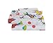 Elegant Homes Multicolors Navy Blue Orange White Red Solar System Universe Design Fun 4 Piece Printed Full Size Sheet Set with Pillowcases Flat Fitted Sheet for Boys/Kids # Solar (Full Size)