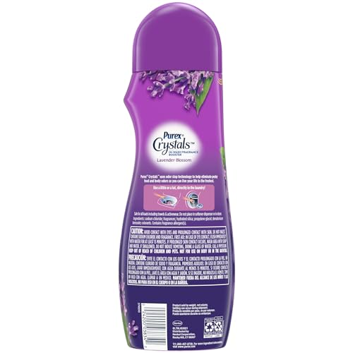 Purex Crystals in-Wash Fragrance and Scent Booster, Lavender Blossom, 21 Ounce, 4 Count