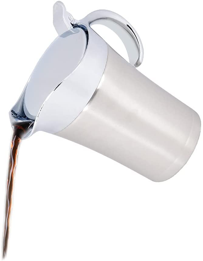 304 Stainless Steel Gravy Boat 750ml - Double Wall Insulated Sauce Jug Thermal Gravy Jug with Lid, Ideal for Gravy, Custard, Cream, Sauce