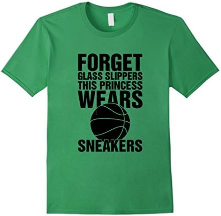 Men's Forget Glass Slippers This Princess Wears Sneakers T shirts Large Grass