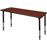 Regency Kee 60 x 24 in. Height Adjustable Classroom Activity Table- Cherry