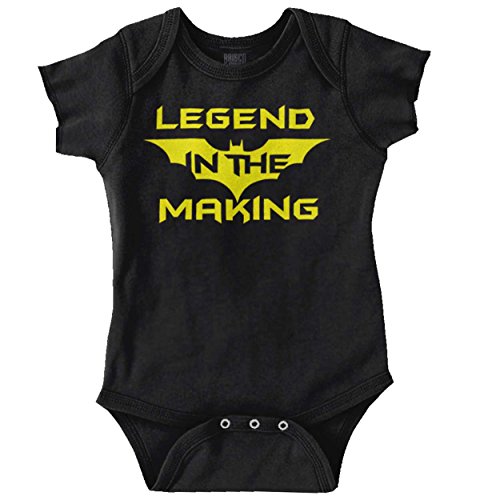 Legend In The Making Funny Batman Cute DC Comic Nerd Baby Romper Bodysuit