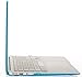 MOSISO Compatible with MacBook Air 13 inch Case (Models: A1369 & A1466, Older Version 2010-2017 Release), Protective Plastic Hard Shell Case & Keyboard Cover & Screen Protector, Aqua Blue