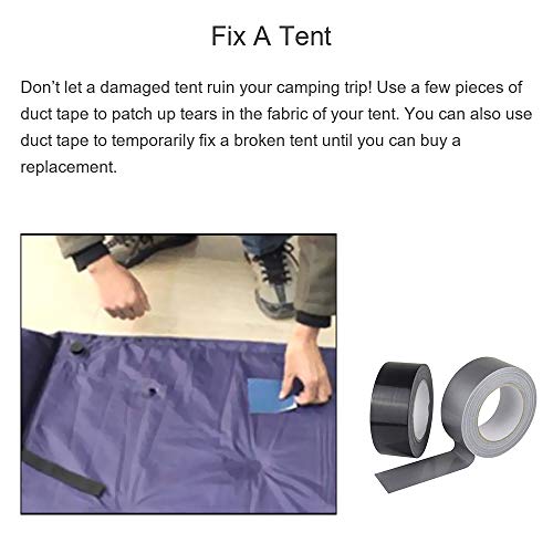 3 Pack Heavy Duty Duct Tape 1.88" x 35Y x 7.5mil Thick Multi Pack Assorted Colors 2 Silver Duct Roll 1 Black Idea Packaging Wrapping Sealing Bundling Binding General Maintenance