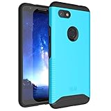 Google Pixel 3a (2019) Case, TUDIA [MERGE Series] Heavy Duty EXTREME Dual Layer Slim Precise Cutouts Phone Case For Google Pixel 3a (2019) [NOT Compatible with Pixel 3a XL Version] (Blue)