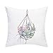 BLEUM CADE Throw Pillow Covers Cactus Succulent Pillow Covers Plants Potted Throw Pillow Cases Cushion Covers Zippered Pillowcase 18