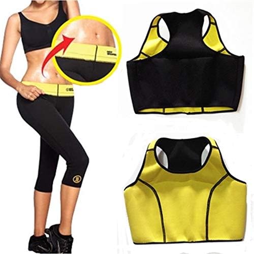 Cure18 Sweat Waist Trimmer Women's Shapewear Slimming Pant and Sweat Top