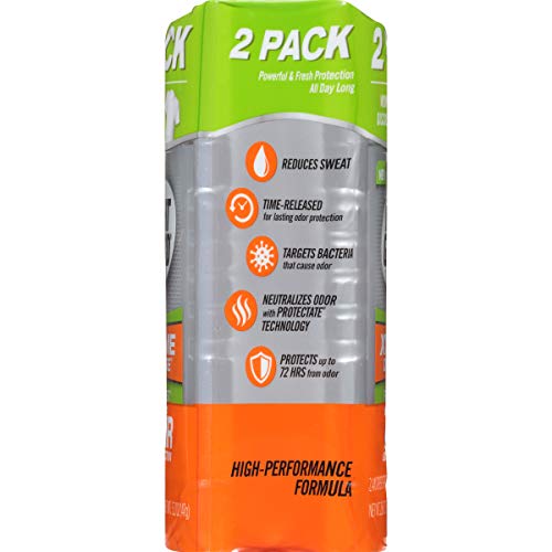 RIGHT GUARD XTREME DEFENSE ANTIPERSPIRANT DEODORANT INVISIBLE SOLID STICK, FRESH BLAST, 2.6 OUNCE TWIN PACK (PACK OF 3)