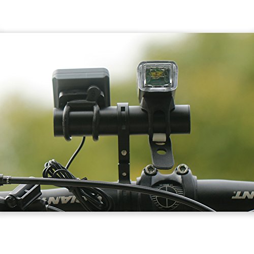 Hakkin Bicycl Extension Cycling Lightweight Carbon Fiber Bicycle Speedometer Phone Holder Mount,31.8MM with Aluminum Alloy Bracket Fits on to Your Bike Handle Bars to Add Extra Storage Space for Bike