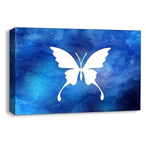 Canvas Wall Art Abstract Ink Storry World Painting Artwork for Home Prints Framed - 12x18 inches