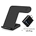 FDGAO Wireless Charger with QC 3.0 Adapter, Fast Wireless Charging Stand 2 in 1 Compatible with Apple Watch 4/3/2, iPhone Xs/XS MAX/X/8/8 Plus, Samsung Galaxy S9/S9+/S8+/Note8 and More