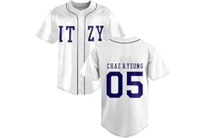 IOELOVEO ITZY Merch T Shirt Fashion None of My Business Baseball Jersey V Neck Short Sleeve Shirts Streetwear Women Men Tee