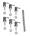 Stainless Steel Soap and Lotion Dispenser Pump Kits. Includes 9