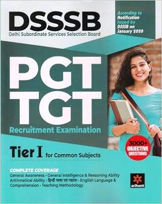DSSSB PGT TGT Recruitment Examination