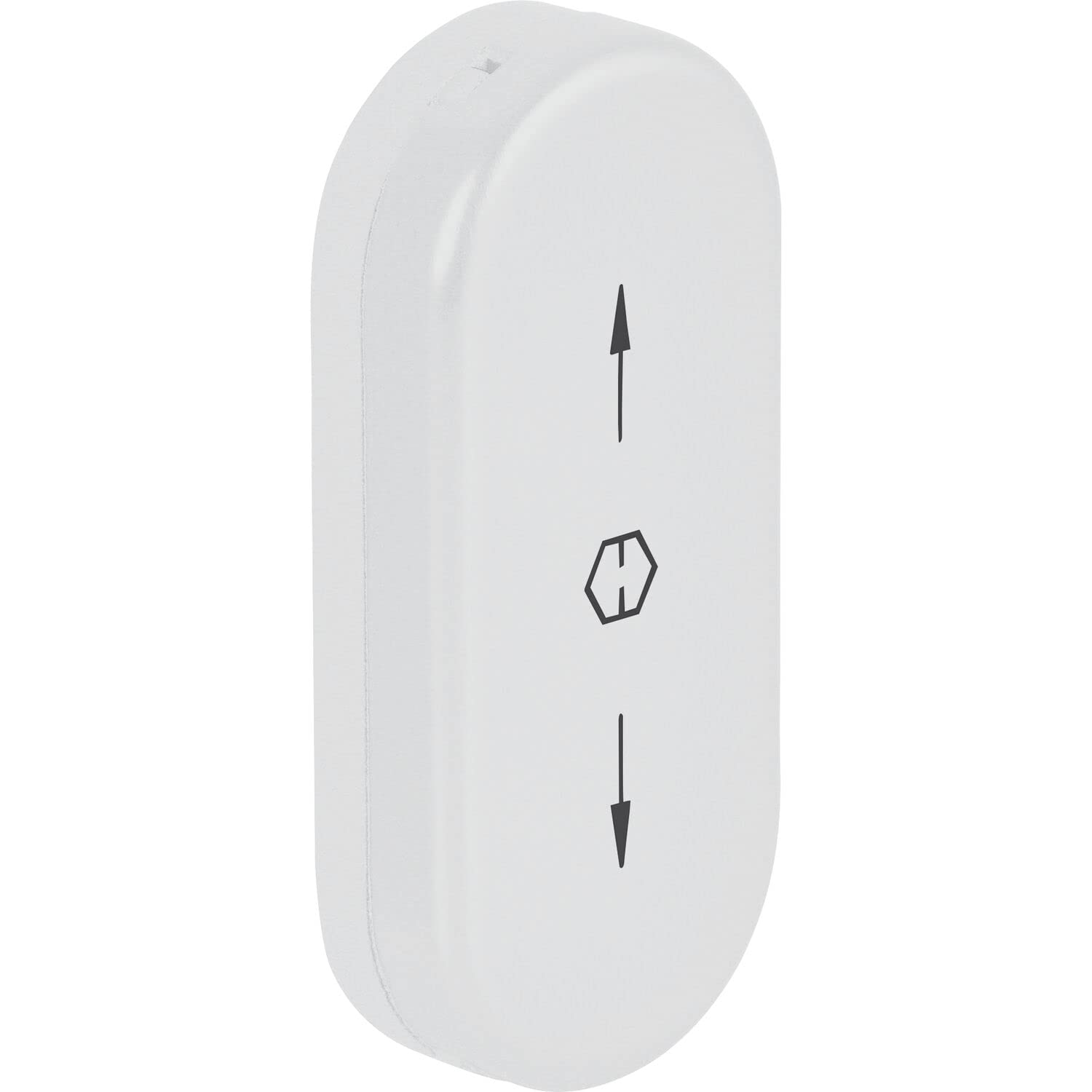 HOPPE 1721504, Aluminium White Window Handle Hole Cover Rosette