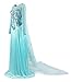 ReliBeauty Women's Elegent Princess Dress Costume Light Blue, Large