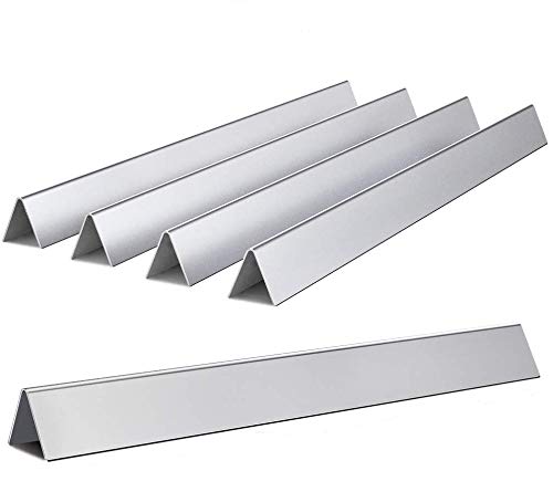 LOKHING 17 Gauge Heavy Duty Stainless Steel Flavor Bars for Weber Spirit 300 Series, Spirit E310, E320, Spirit 700, Genesis Silver Gold Platinum B/C, Weber 900 Grills, Heat Plates for Weber 7536,7537