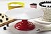 Cake Boss Decorating Tools Decorating Turntable and Cake Stand, Aluminum with Red Base