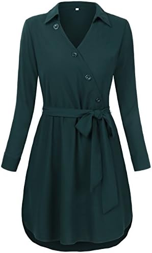 Business Casual Clothes for Women,HNNATTA Work Tops Chiffon 2017 Fall Clothes Winter Basic Indoor Outdoor Outfits Green XX-Large