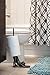 Yoga Cat Decorative Paper Towel Holder or Toilet Paper Holder by Comfify - Adorable Downward Dog Pose Kitty- Cast Iron Paper Towel Stand - Antiqued Cast Iron White Color - 19