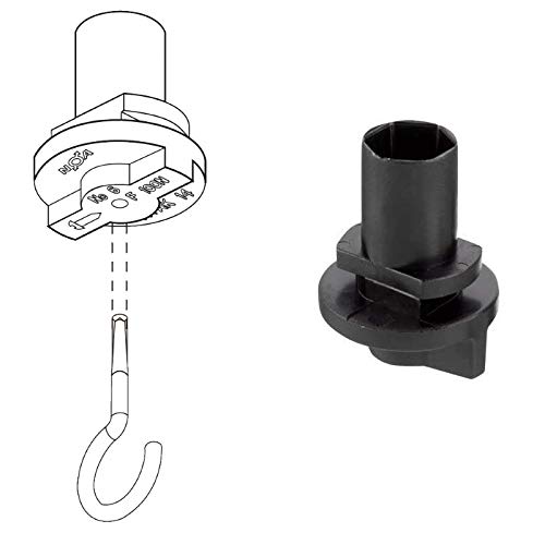WITTKOWARE Dekohaken für 3-Phasen-Adapter Schienen- & Seilsysteme