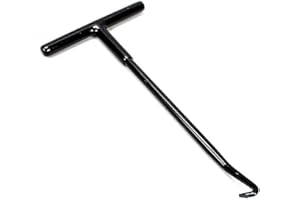HAOWUJIN Motorcycle Exhaust Spring Hook, T Shaped Handle Spring Puller Installation Tool with Rubber Coating, Universal Pipe 