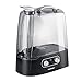 Clarion Air Ultrasonic Cool Mist Humidifier :: Whisper Quiet Air Moisturizer with High Capacity 1.6 Gallon Tank (6 Liters) :: Custom Controls, Nightlight, Automatic Shutoff, Safe & Germ Free