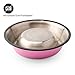 Whippy Stainless Steel Dog Bowl For Small/Medium/Large Pets (set of 2)