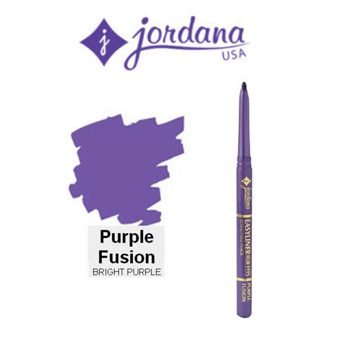 2 Pack Jordana Cosmetics Easyliner for Eyes 18 Purple Fusion