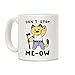 LookHUMAN Don't Stop Me-Ow White 11 Ounce Ceramic Coffee Mug