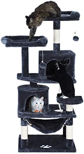 Free Paws 2020 New Heavy Duty Cat Tree Big Condo Furniture Kitten Activity Tower Pet Kitty Play House Include Scratching Posts and Perches Hammock
