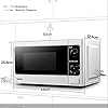 Toshiba-800-w-20-L-Microwave-Oven-with-Function-Defrost-and-5-Power-Levels-Stylish-Design--White-MM-MM20PWH Toshiba 800w 20L Microwave Oven with Function Defrost and 5 Power Levels, Stylish Design – White - MM-MM20P(WH)