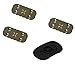 Black Flat Mouthpiece & 3pcs screen Replacement Parts Accessories for Pax 2/3