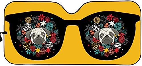 pugs folding sunglasses