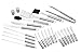 BBQ Tool Set, 24-Piece Stainless Steel Barbecue Grill Set, Sturdy Grill Tool Set in Portable Aluminum Carrying Case(24-Piece)