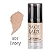 SACE LADY Matte Finish Liquid Foundation, Waterproof Ultra-HD Flawless Fluid Foundation 0.40Fl Oz