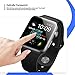 Apple Watch Screen Protector (44mm Series iWacth 4/3 / 2/1 Compatible) Shield Max Coverage Screen Protector for Apple Watch 44 mm Series 4/3/2/1 - HD Clear Anti-Bubble [2 Pack]