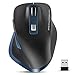 Wireless Mouse, TedGem 2.4G USB Mouse Computer Optical Mouse Full Size Ergonomic Mouse with USB Receiver 6 Buttons Laptop Mouse 5-Level DPI Adjustable Portable Mice for Laptop,PC,Windows,MacOs (Blue)