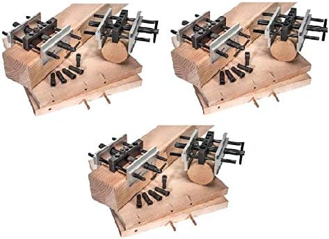 Eagle America 445-7600 Professional Wide Capacity Self-Centering Dowel Jig (3 Pack)