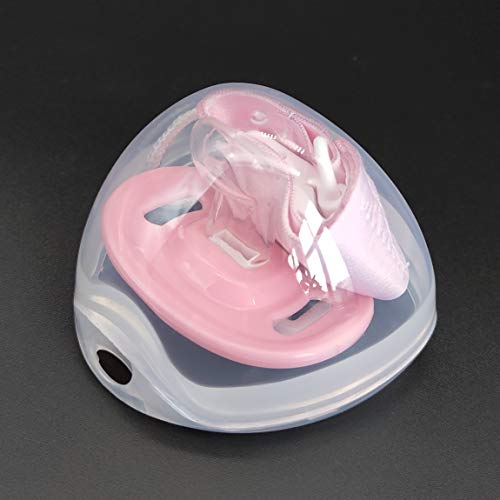 LANEYLI Pacifier Box Pacifier Shield Case Pacifier Clip Holder (Transparent)- Pack of 4 - Thumbnail 4