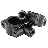 Pixnor Pair of 10MM 78 Inch Motorcycle Bicycle Aluminum Handlebar Mirror Mount Clamp