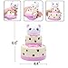 AOLIGE Squishies Slow Rising Jumbo Kawaii Cute Bear Head Cake Panda Creamy Scent for Kids Party Toys Stress Reliever Toy