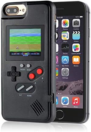 Suukee Game Phone Case, Video Game Phone Case,Newest 3D Retro Handheld Game Console Video Game Cover Case with 36 Classic Games,Color Screen for iPhone X/MAX/8/8 Plus/7/7 Plus/ 6/6Plus