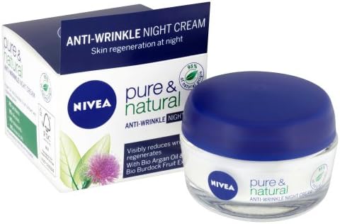 nivea pure and natural anti wrinkle night cream
