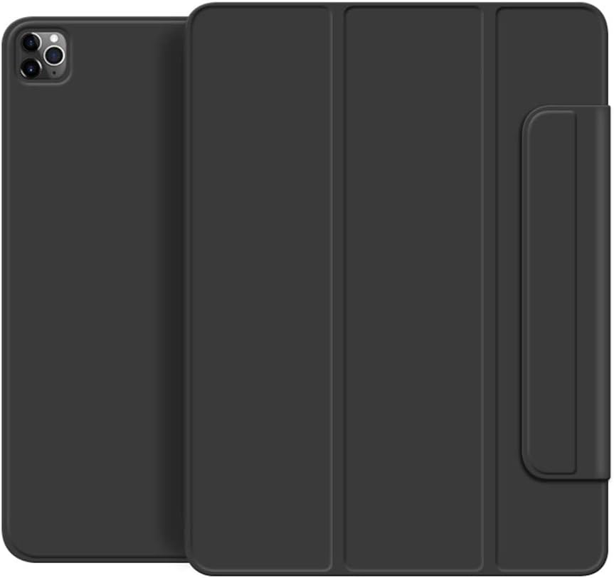 Suitable for Ipad Pro 11/12.9 Inch 2020 Drop-Proof Tablet PC Protective Cover PU Faux Leather Magnetic Double-Sided Protective Cover 360 ° Protection