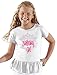 Birthday Girl Princess | Princess Party Tiara B-Day Top Girly Ruffle T-shirt