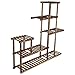 Multi-Tier Plant Stand Plant Flower Display Rack, Wood Planter Rack Flower Pots Holder Indoor Outdoor Flowers Shelf Organizer Storage Rack Shelving Unit, for Plants, Books, Shoes, Toysthumb 3