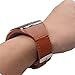 EPYSN Replacement Genuine Leather Band Compatible for Samsung Gear S Sm-r750 Wristband Bracelet Watchband Strap Brown